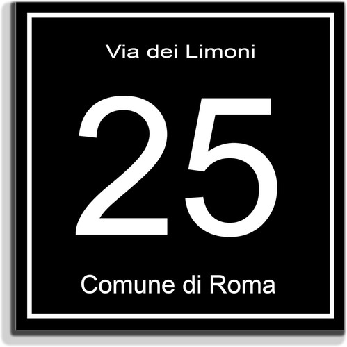 Numero civico moderno - numero,