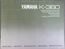 YAMAHA K-360, orig. Manuale di