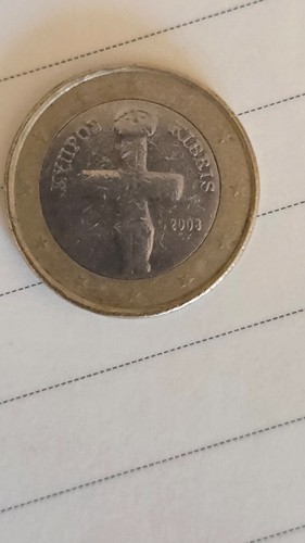 Rara moneta euro kibris - da, 1