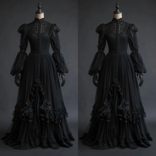 Abiti sposa neri vintage - da,