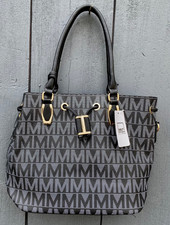 Nuovo! Borsa grande MKF Collection by Mia K. 'Jane' nera doppio manico 13x12x6