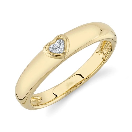 14k oro giallo cuore - giallo,