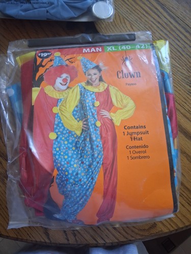 Costume pagliaccio uomo - , 2xl