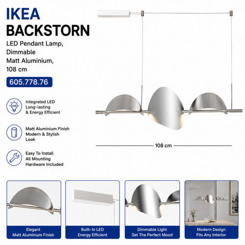 Ikea backstorn lampada - ikea,