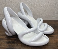 Sandali con slingback bianchi