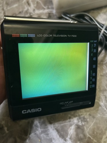 Casio 7500 portable - casio, tv-7500