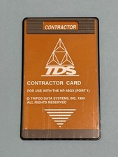 Scheda contraente TDS per calcolatrice HP 48GX