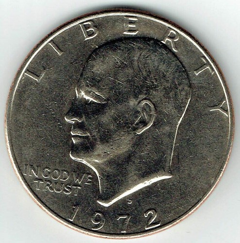 1972 eisenhower dollaro - 1972,