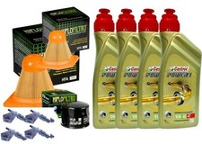 KIT/TAGLIANDO CASTROL POWER 1 10W40/FILTRO OLIO ARIA CANDELE BMW K/1300 S 2011