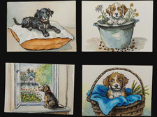 ACEO Acquerello originale set