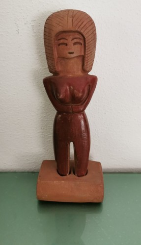 Statuina terracotta stile - statuina, in