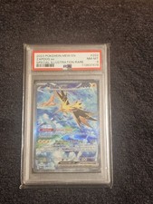 2023 POKEMON ITALIAN MEW IT-151-ZAPDOS EX 202 -SPECIAL ILLUSTRATION RARE PSA 8