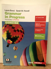 Grammar in progress - third edition UPDATED Concise - Zanichelli
