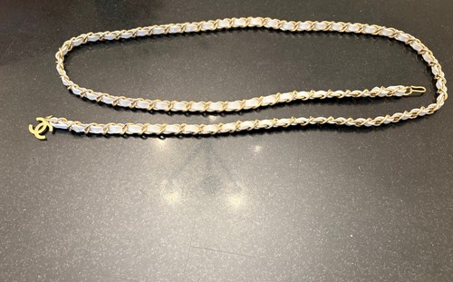 Cintura chanel vintage crema - vintage,