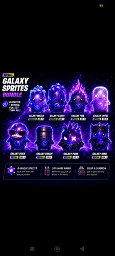 Galaxy sprites tutti