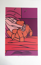Valerio adami litografia my - adami,