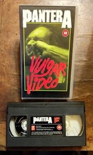 PANTERA VULGAR VIDEO 1993 VHS + RARE + Music Heavy Metal Leggere Descrizione