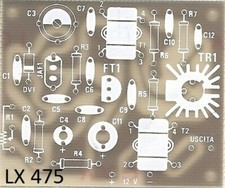 c.s. LX475 nE nuova ELETTRONICA VFO di potenza per 27 MHz oscillatore CB fr. var