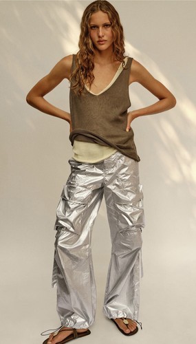 Pantalone cargo zara donna - pantalone,