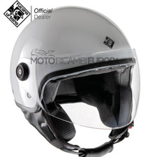 Casco jet Tucano el Jettin 6.0 Bianco Ghiaccio ultra leggero omologato ECE 22.06