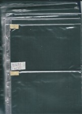 N. 22-FOGLI INTERNI IN PLASTICA PER CONTENITORI AD ANELLI (con interfalde nere)