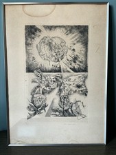 Bruno Starita “Resurrezione” incisione acquaforte 1971/72 n 46/50