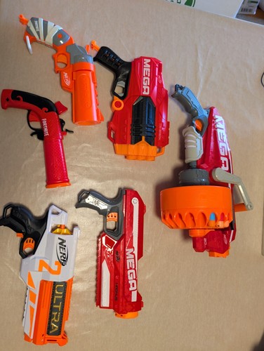 Nerf mega lot with ultra - lot,