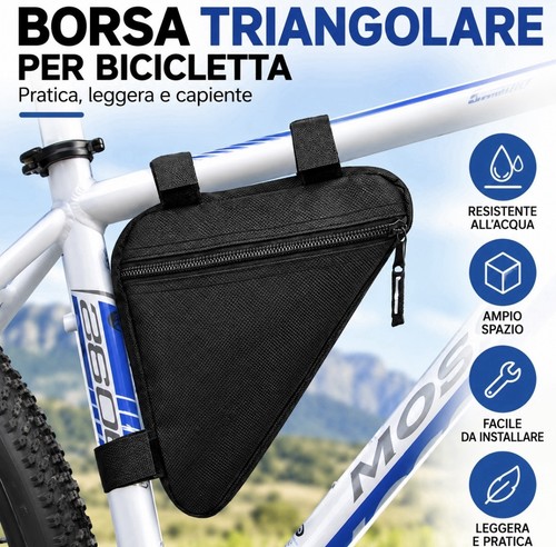 Borsa triangolare bici - borsa,