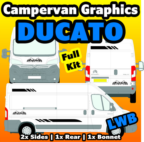 Kit grafica camper adesivi - kit,