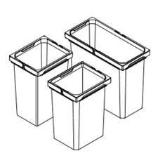 Cestino rifiuti interno di