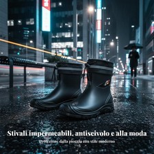 Stivaletti da Pioggia Uomo