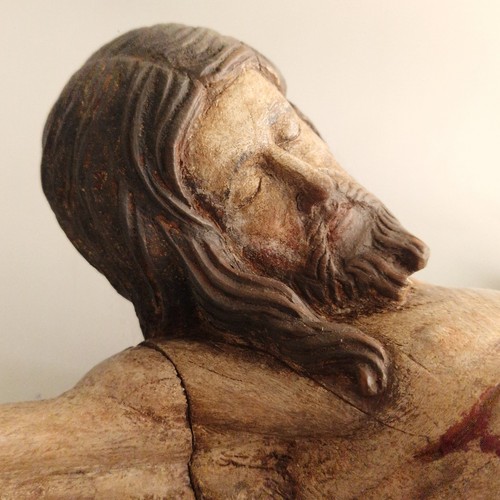 Christ goa bois polychrome - christ, en