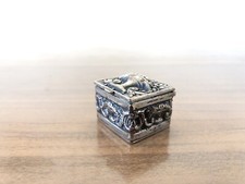 Scatolina Decorata In Argento