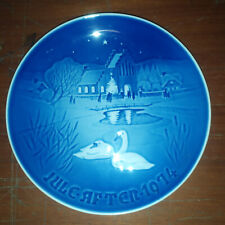 Piatto Di Natale 1974 Bing & Grondahl Christmas In The Village 1974 + Depliant 