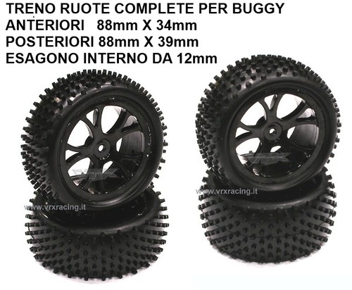 Treno ruote buggy - treno, anteriori