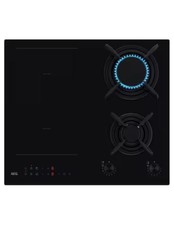 AEG CN071436DH PIANO COTTURA GAS/INDUZIONE MISTO VETRO NERO 60 CM GRIGLIE GHISA