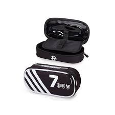 Astuccio ovale bianconero - ,