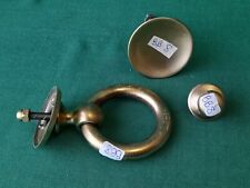 BATTENTE IN OTTONE LUCIDO CON POMOLO VINTAGE IN OTTONE PORTA PORTONE. BB8