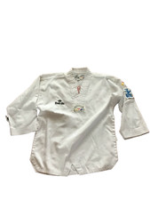Giacca Dobok Taekwondo daedo WTF Patch FITA Italia size 0 SEUL No Cintura
