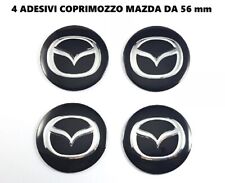 4 ADESIVI COPRIMOZZO MAZDA SET