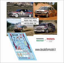 DECALS 1:43 LANCIA DELTA 8V