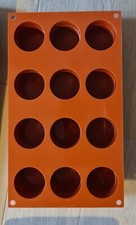 stampo silicone candele silikomart SF098, 12 cilindri 48 x 50 mm + omaggio cuori