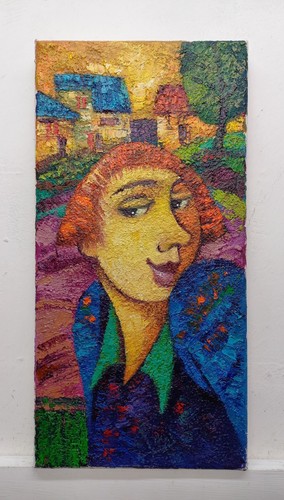 Quadro dipinto paesaggio - quadro,