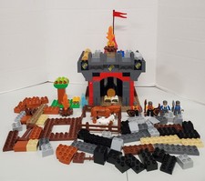 MOC Lego Duplo 4777 Con Minifigure Castello dei Cavalieri 2004 Ritirato Incomp + Extra