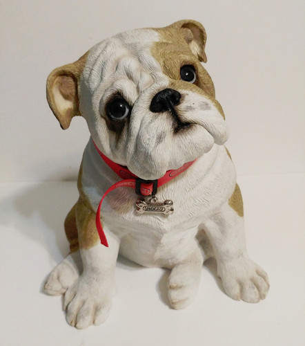 Statua cucciolo bulldog