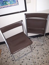 Set 2 sedie pieghevoli