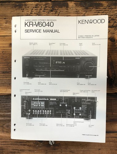 Kenwood v6040 ricevitore - kr-v6040,