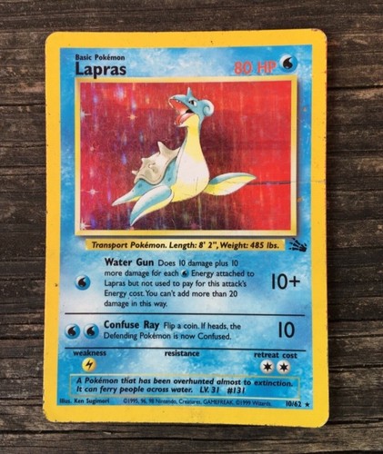 Carta pokemon vintage - carta,