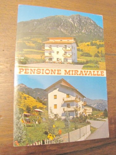 Cartolina pensione miravalle - cartolina,