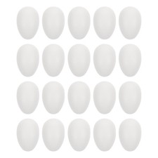  50 Pezzi White Eggs for Decorating Uova di Pasqua Dipingere Giocattolo Macchina da Pittura Pollo